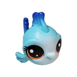 Littlest Pet Shop‎ #3-50 FISH Frye Fishley Blue Angelfish